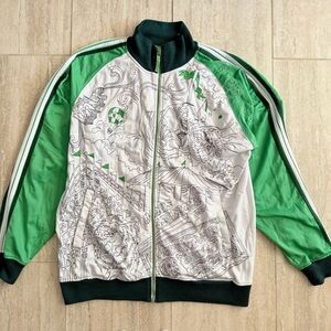 Vintage Y2K 90s Raw Blue Varsity Bomber Skater Streetwear Grunge Jacket Sz XL